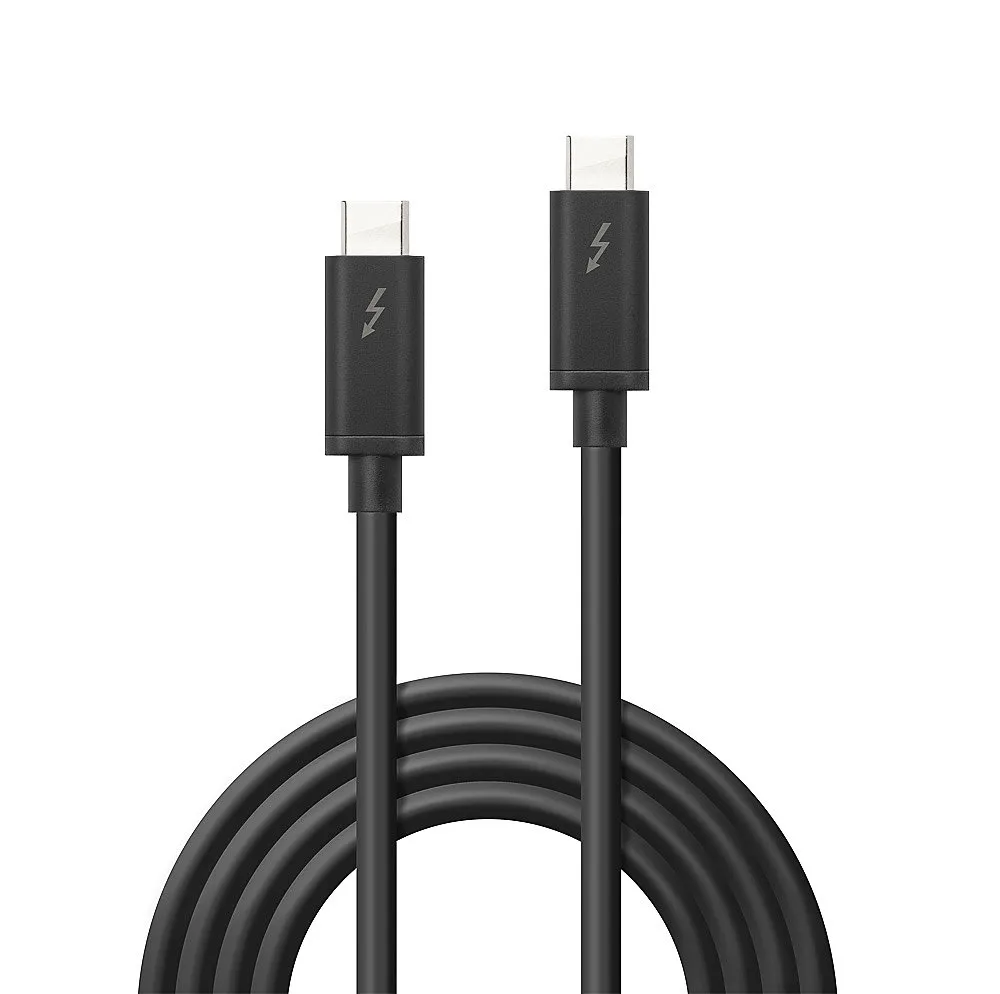 Lindy 41556 Thunderbolt-Kabel 1 m 20 Gbit/s Schwarz – Bild 2