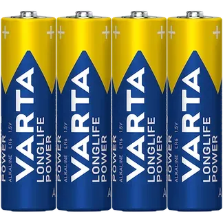 Mignon-Batterie VARTA “Longlife Power“ Alkaline, Typ AA, LR06, 1,5V, 4er Pack Mignon-Batterie VARTA “Longlife Power“ Alkaline, Typ AA, LR06, 1,5V, 4er Pack