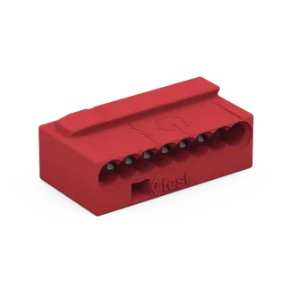 MICRO-Verbindungsdosenklemme WAGO, eindrähtige Leiter, Ø0,8mm, 8 Klemmstellen MICRO-Verbindungsdosenklemme WAGO, eindrähtige Leiter, Ø0,8mm, 8 Klemmstellen