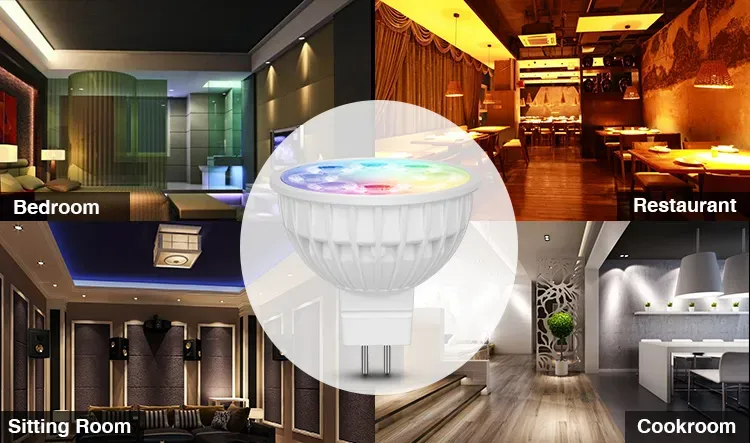 MiBoxer FUT104 LED Retrofit GX5,3 4W RGB-WW (RGB-CCT) Lampe mit Funk und WLAN – Bild 6