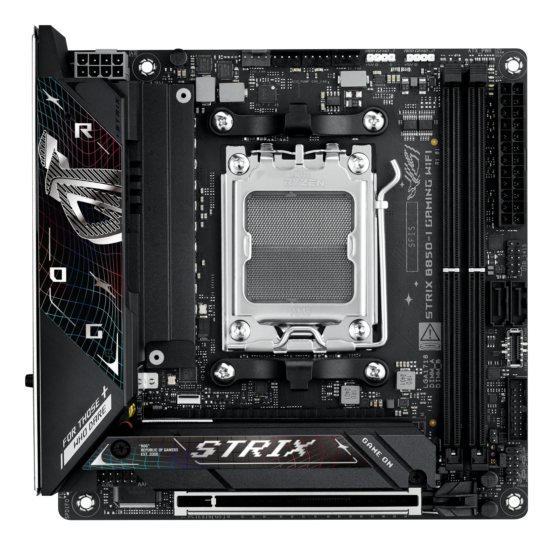 ASUS ROG STRIX B850-I GAMING WIFI AMD B850 Sockel AM5 mini ITX – Bild 2