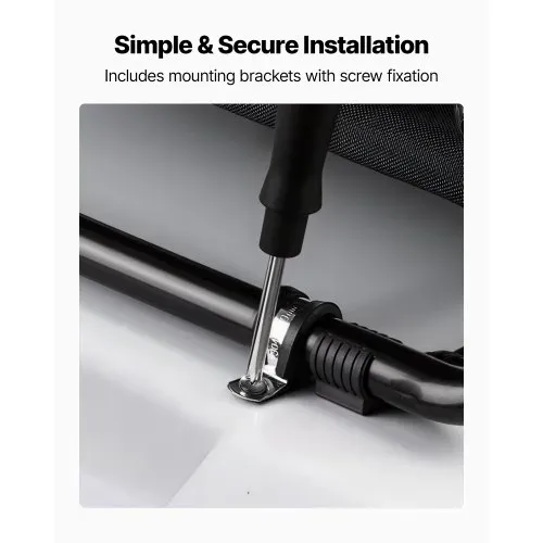VEVOR Faltbarer Kajaksitz mit Komfortabler Rückenlehne, Rahmen aus Aluminiumlegierung und 600D Oxford-Gewebe, Metallbootssitz zum Paddeln Angeln und für Freizeitkajakfahren – Bild 4