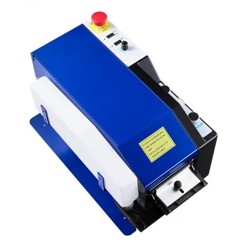 VEVOR Wasseraktivierter Klebebandspender mit 100–995mm Schnittlänge 220V, Automatischer Klebebandschneider für Nassklebeband, Verpackung & Lagerung, 40-100mm Bandbreite, mit 1,3kg Wassertank, Blau – Bild 9