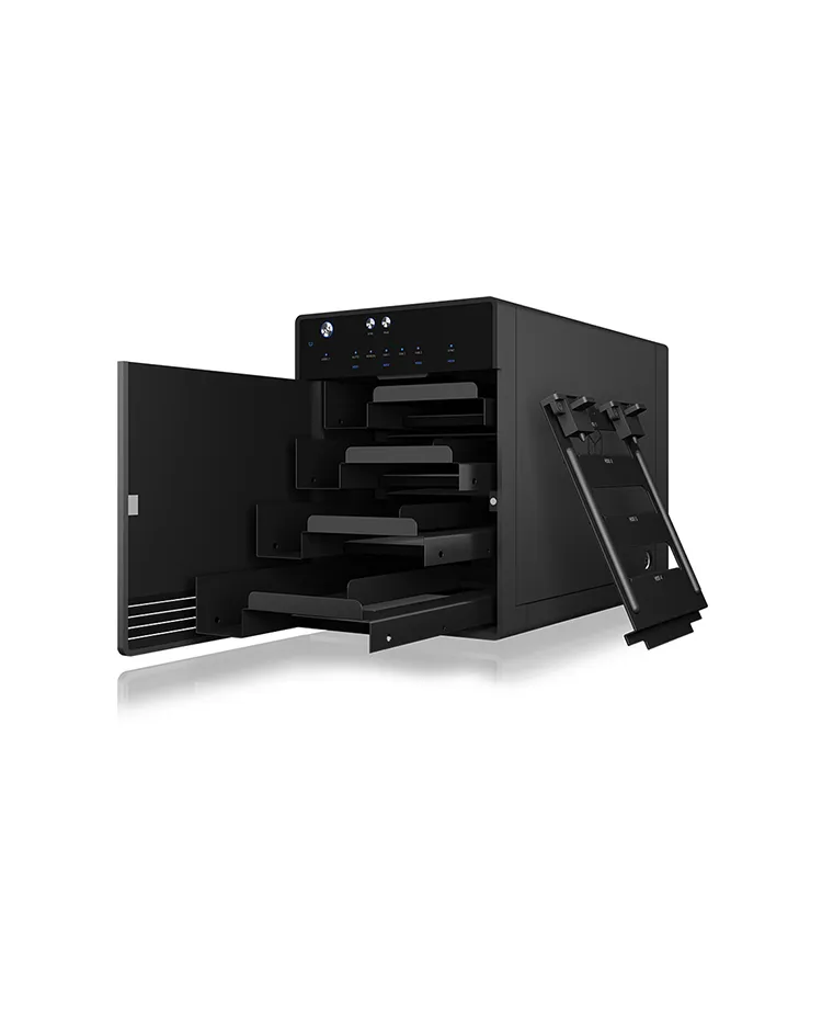 ICY BOX IB-3740-C31, Externes 4-fach Single Mode System für 3,5" SATA I/II/III Festplatten, USB 3.1 Gen2, Type-C Host – Bild 3