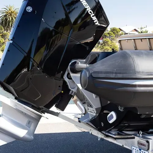 VEVOR verstellbarer Heckspiegelschoner Transom Saver (60,96-91,44 mm) mit robustem Kopf, korrosionsbeständiger Heckspiegelschoner Außenbordmotoren unter 100 PS, für Roller Anhänger Boot – Bild 7