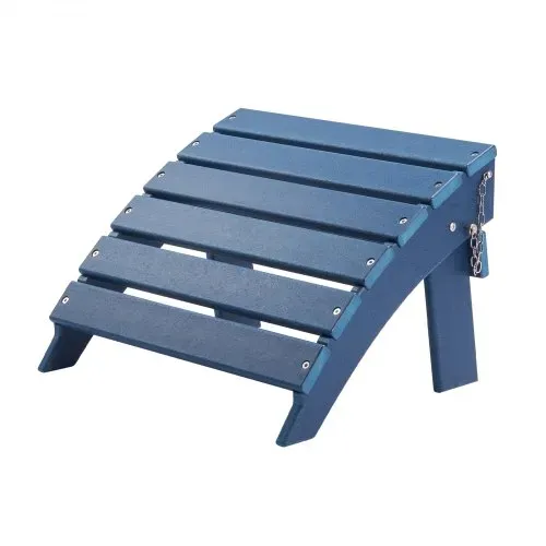 VEVOR Fußstütze für Adirondack-Stühle, 400x480x330 mm, klappbarer Adirondack-Ottomane aus HDPE-Kunststoff, Gartenstuhl weit verbreitet für Außenbereich, Veranda, Pool, Rasen, Hinterhof, blau – Bild 9