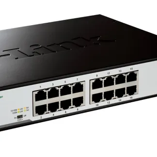 D-Link DGS-1016D/E Netzwerk-Switch Unmanaged Schwarz, Metallisch D-Link DGS-1016D/E Netzwerk-Switch Unmanaged Schwarz, Metallisch