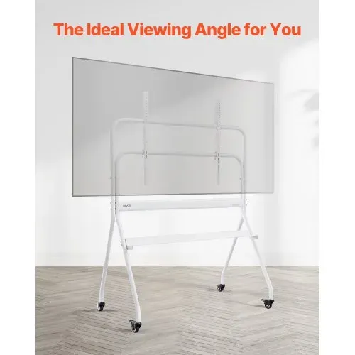 VEVOR TV-Ständer rollbarer TV-Wagen für 889–2540 mm Fernseher Fernsehständer TV Standfuß bis zu 90 kg, TV Bodenständer mit Regal (Max. VESA 800 x 600 mm) für Wohnzimmer Schlafzimmer Büro – Bild 4