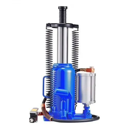VEVOR lufthydraulischer Flaschenheber mit 20 t Kapazität, 260–495 mm Hubbereich, pneumatischer/manueller Flaschenwagenheber mit Pumpe für Auto Pickup Lkw Wohnmobil SUV Autoreparatur, Blau – Bild 10