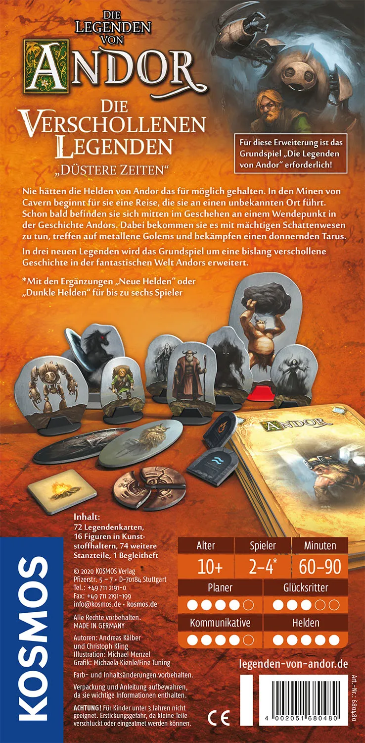 Kosmos Die Legenden von Andor - Die verschollenen Legenden 