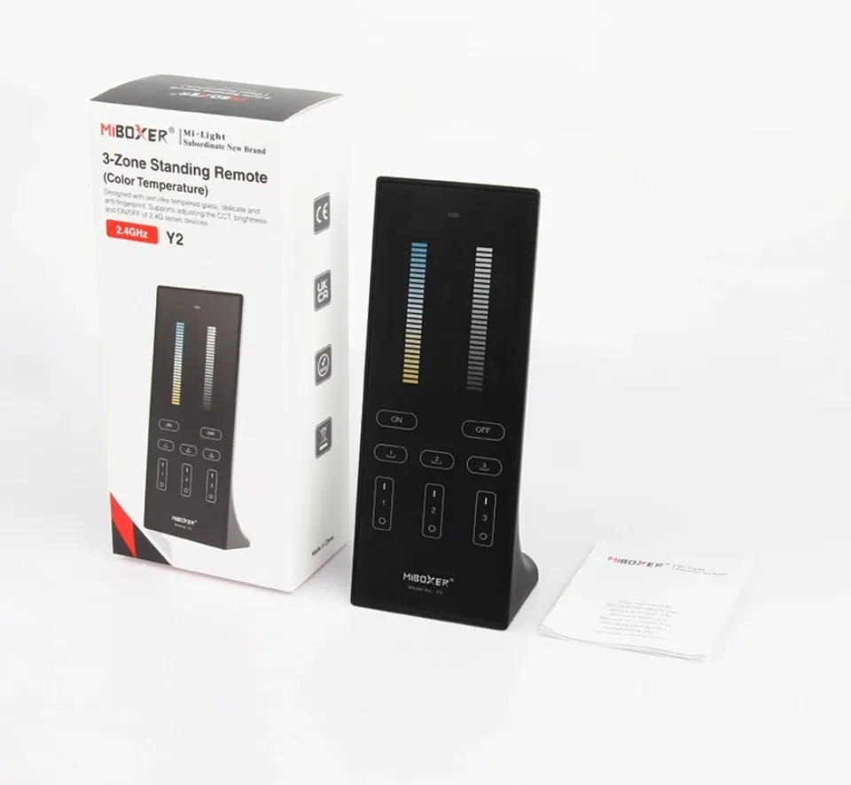 MiBoxer Y2-B LED Fernbedienung 2,4GHz dual white (CCT) 3 Zonen (b) – Bild 2