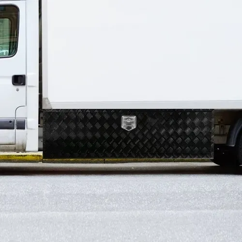 VEVOR Truckbox Werkzeugbox, Unterboden-Anhängerbox, Werkzeugkasten 1524 x 432 x 457 mm Pickup-Aufbewahrungsbox, Aluminiumlegierung, 50 kg belastbarer Werkzeugkasten, abschließbare Aufbewahrungsbox – Bild 7