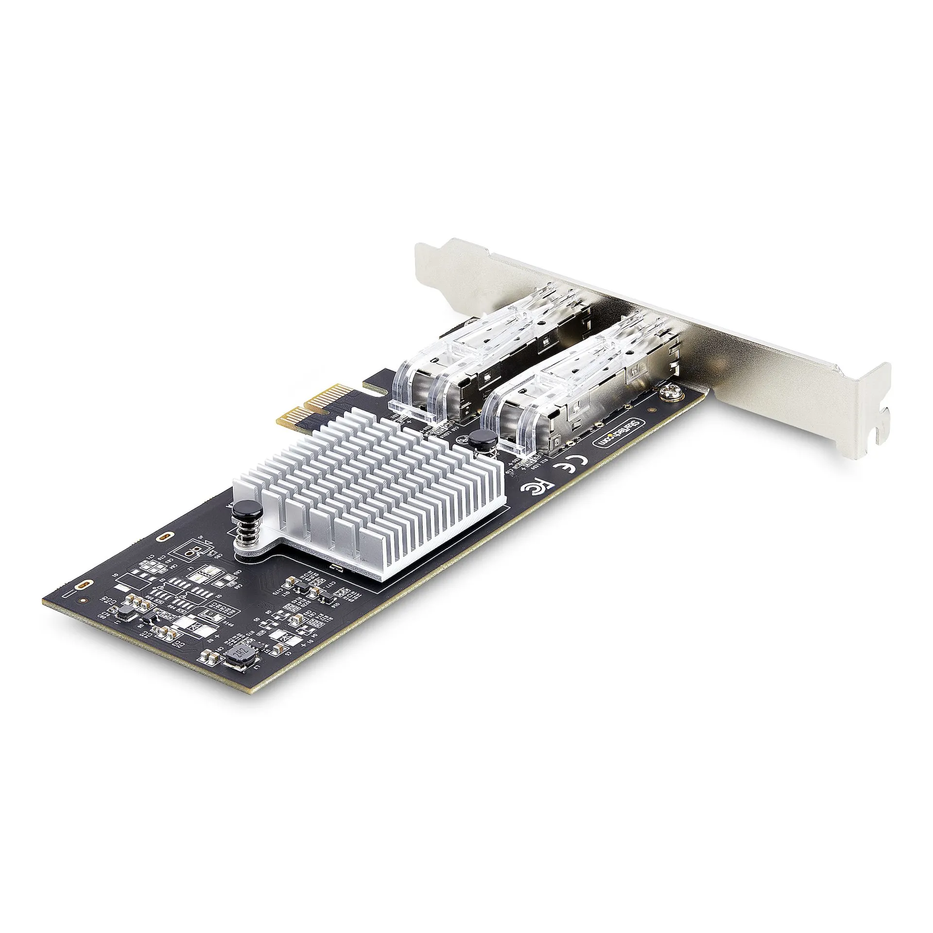 StarTech.com 2-Port GbE SFP Netzwerkkarte, PCIe 2.0 x1, Intel I350-AM2 2x 1GbE, 1000BASE Kupfer/Glasfaser Netzwerkkarte, Gigabit LWL/LAN Karte, Desktop/Server PCIE Netzwerkadapter, Windows und Linux Kompatibel – Bild 2