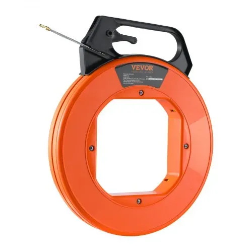 VEVOR Fischband, 100 Fuß, 3/16 Zoll, Glasfaser-Drahtzieher mit optimiertem Gehäuse und Griff, benutzerfreundliches Kabelzieher-Werkzeug, flexible Drahtangelwerkzeuge für Wände und elektrische Leitungen, nicht leitend – Bild 8