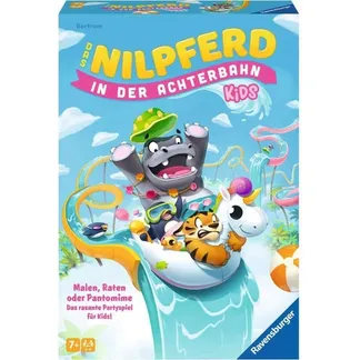 Das Nilpferd in der Achterbahn Kids, Partyspiel Das Nilpferd in der Achterbahn Kids, Partyspiel