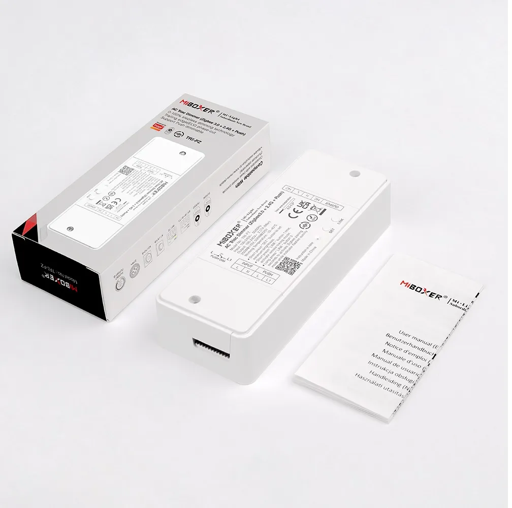 MiBoxer TRI-PZ LED Dimmer Controller AC TRIAC 500W Zigbee 3.0+2,4G+Push – Bild 3