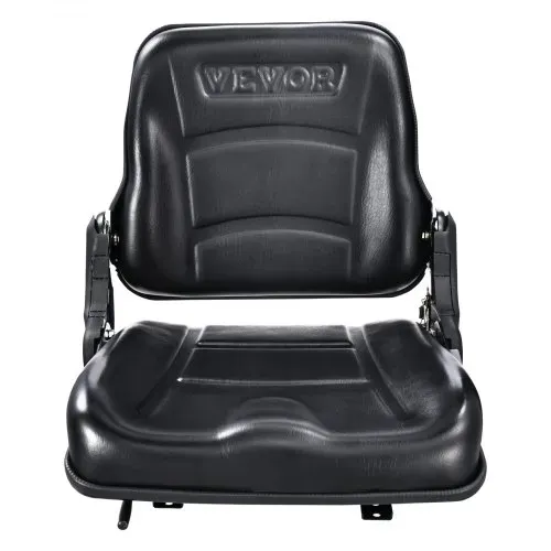 VEVOR Universal Traktorsitz aus PVC-Kunstleder und Polyurethanschaum Traktor Schleppersitz mit verstellbarer Rückenlehne und Mikro-Sicherheitsschalter Treckersitz Fahrersitz 160–340mm Schlitz – Bild 8