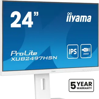 iiyama ProLite 23.8’’ (60.5 cm) Monitor mit IPS-Panel-Technologie, USB-C-Dock und RJ45 (LAN)-Anschluss iiyama ProLite 23.8’’ (60.5 cm) Monitor mit IPS-Panel-Technologie, USB-C-Dock und RJ45 (LAN)-Anschluss