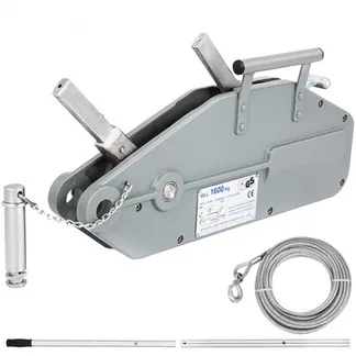 VEVOR Seilzug bis 1600 kg Kapazität mit Länge 25 m Drahtseil Edelstahl,12 kg Seilwinde Forstseilwinde Bremse Ziehen Spannen und Heben Handseilwinde Seildurchmesser 11 mm maximale Reiselast 2400 kg VEVOR Seilzug bis 1600 kg Kapazität mit Länge 25 m Drahtseil Edelstahl,12 kg Seilwinde Forstseilwinde Bremse Ziehen Spannen und Heben Handseilwinde Seildurchmesser 11 mm maximale Reiselast 2400 kg