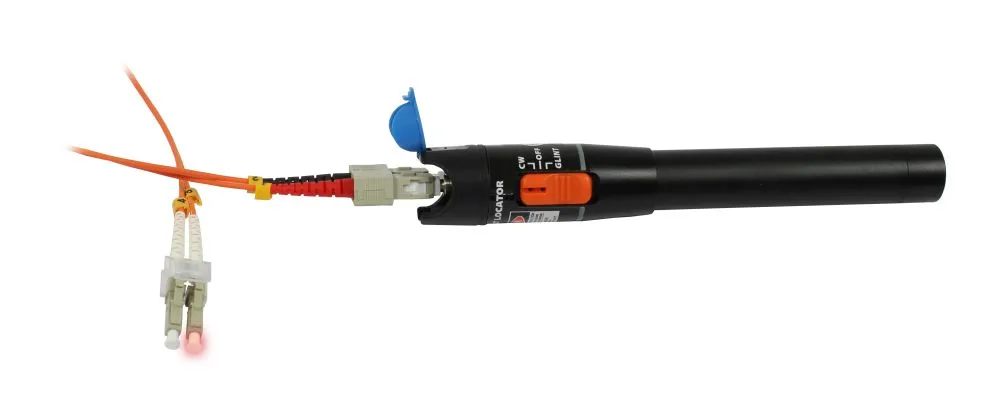 LWL Fiber Checker/Prüfer, Laserlicht, VFL für SM/MM für 1,25/2,5mm Ferrulen, bis ca. 10km, Tester, Synergy 21, – Bild 4