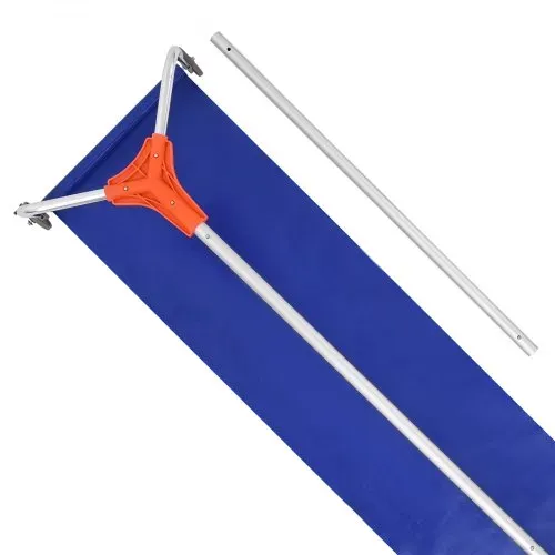 VEVOR Schnee Dachrechen, 432 mm Aluminiumklinge, 125-542cm verstellbarer Schneeschieber mit Rädern & Gleitschiene, Schneeräumwerkzeug zum Entfernen von Laub & Schnee auf Hausdächern – Bild 8