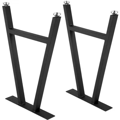 VEVOR 2 Stk. Tischgestell Stahl Tischuntergestell 71,1x45cm Tischkufen 363 kg Tragfähigkeit Tischbeine 6 vorgebohrte Löcher φ 6 mm Tischfuß Ideal für Esstische Couchtische Gartenbänke Schreibtische – Bild 10