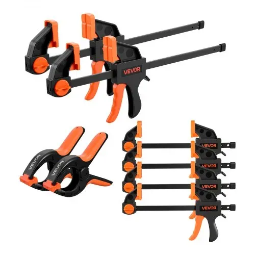 VEVOR Einhandzwinge, 8er-Pack, 15,24 & 30,48 cm Öffnung, mit Federzwingen, Schnellspannzwinge, 70 kg Klemmkraft, Schraubzwinge, Selbstverriegelndes Design, Klemmzwinge für Holz- & Metallbearbeitung – Bild 10