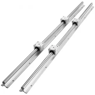 VEVOR Linearführung Linearschiene 2 Stk. SBR16-800 mm Kohlenstoffstahl Aluminium Führungsschiene mit 4 Stk.SBR16UU-Gleitblöcke Linearlager Lagerblock CNC Teile für 3D Drucker Fräs-/Drehmaschine VEVOR Linearführung Linearschiene 2 Stk. SBR16-800 mm Kohlenstoffstahl Aluminium Führungsschiene mit 4 Stk.SBR16UU-Gleitblöcke Linearlager Lagerblock CNC Teile für 3D Drucker Fräs-/Drehmaschine