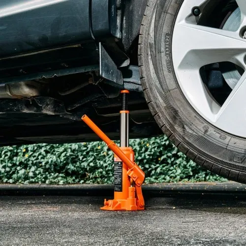 VEVOR hydraulischer Flaschenheber mit 6 t Kapazität, 195–375 mm Hubbereich, Flaschenwagenheber mit Schweißsystem für Auto Pickup SUV Autoreparatur, Stempelwagenheber Orange Wagenheber Hochleistung – Bild 7