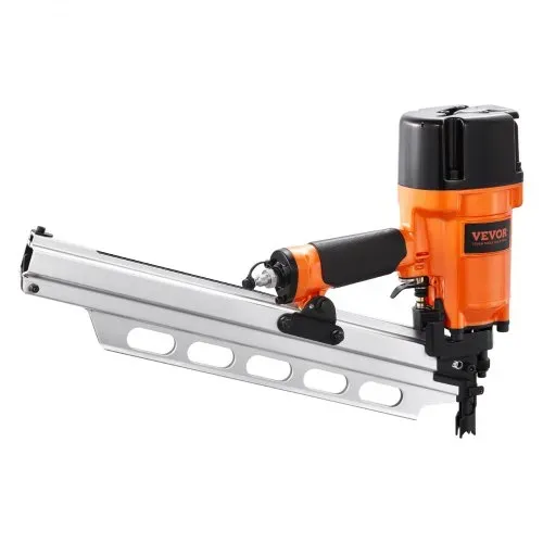 VEVOR Druckluft Nagler, 50 bis 90 mm, 21 Grad Rundkopf, pneumatische Nagelpistole mit zwei Auslösemodi & Tiefeneinstellung, 80-120 PSI Pro Druckluftnagler für Rahmen, Bodenbeläge & Terrassendielen – Bild 10