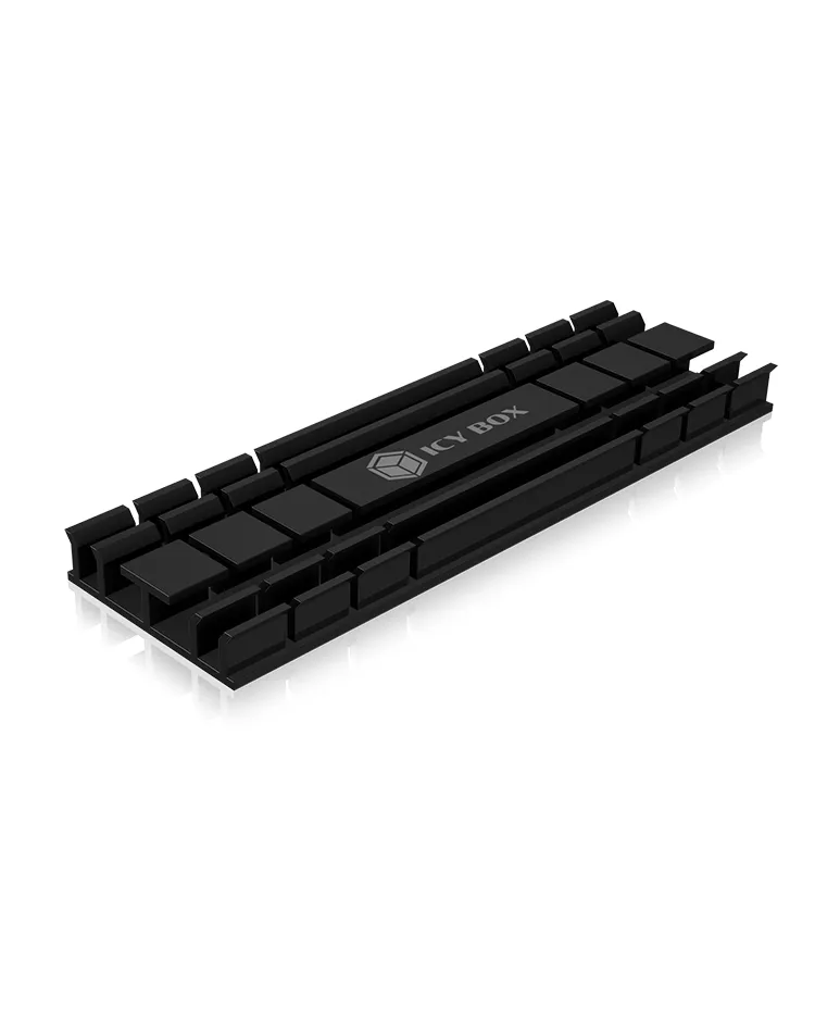 ICY BOX IB-M2HS-701, Kühlkörperset für M.2 2280 SSD, für PC/PS5, Aluminium, 5 mm dick – Bild 4