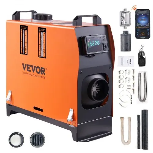 VEVOR Dieselheizung 5-8KW 12V mit LCD-Display, Luft Diesel Standheizung Lufterhitzer 0,16–0,62 L/Std – schnelle Erwärmung für Wohnmobil Camping LKW VEVOR Dieselheizung 5-8KW 12V mit LCD-Display, Luft Diesel Standheizung Lufterhitzer 0,16–0,62 L/Std – schnelle Erwärmung für Wohnmobil Camping LKW