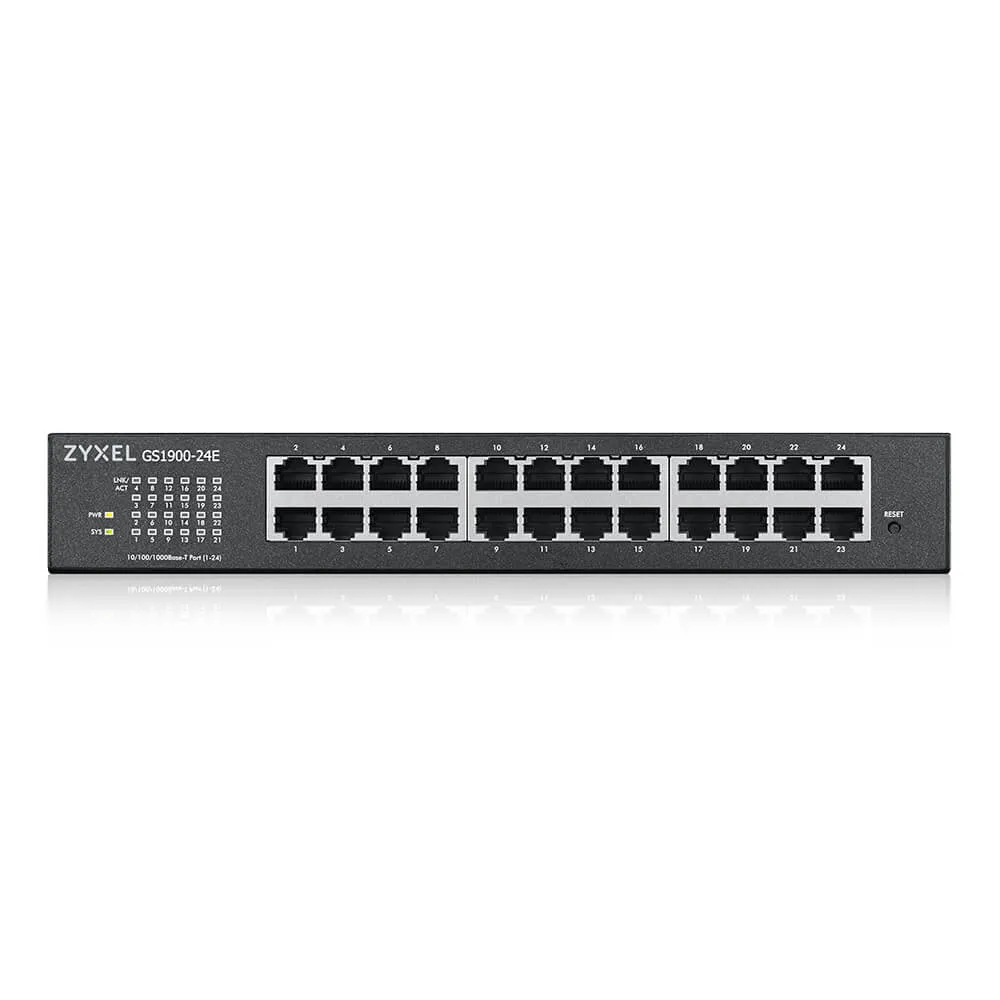 Zyxel GS1900-24E-EU0103F Netzwerk-Switch Managed L2 Gigabit Ethernet (10/100/1000) 1U Schwarz – Bild 3