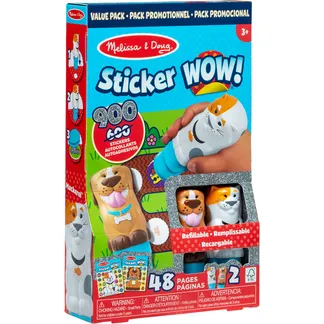 Melissa & Doug – Sticker WOW! Sticker-Stempelset 2er-Pack Tiere, Basteln Melissa & Doug – Sticker WOW! Sticker-Stempelset 2er-Pack Tiere, Basteln