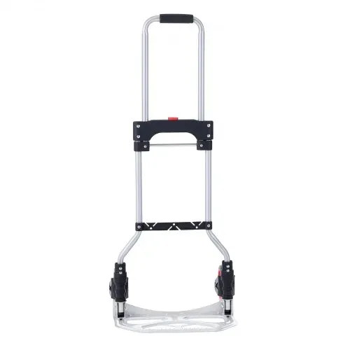 VEVOR Sackkarre Klappbar 80kg Transportkarre aus Aluminiumlegierung und Kunststoff Stapelkarre mit verstellbarem Griff 715-930mm Faltbarer Trolley inkl. Bindeseil kompakte Größe zum Verstauen – Bild 10