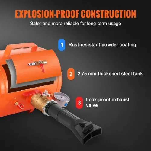 VEVOR Air Tire Bead Seater 19 L Blaster Tool Seat Inflator für LKW 10 bar – Bild 3