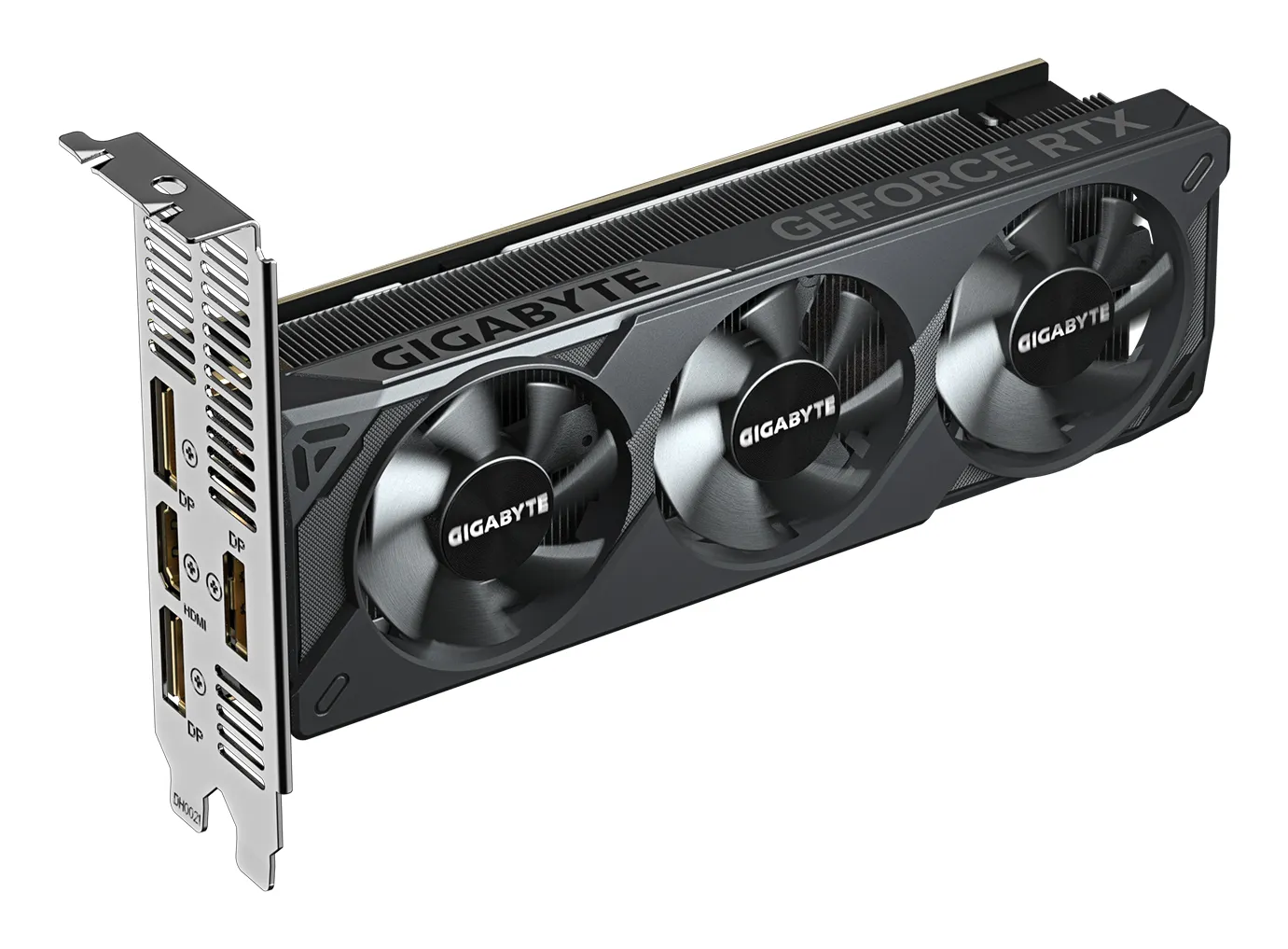 GIGABYTE GeForce RTX 5060 OC Low Profile 8G Grafikkarte - 8GB GDDR7, 128bit, PCI-E 5.0, 2512 MHz Kerntakt, 3 x DisplayPort, 1 x HDMI, GV-N5060OC-8GL – Bild 5