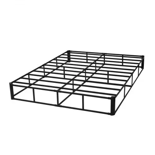 VEVOR Boxspringbettgestell 2010x1515x230mm, Bettgestell mit Waschbarem Stoffbezug, Metallrahmen für Queensize-Betten, 23 cm Matratzenauflage, max. Belastbarkeit 1587,57 kg (OHNE Matratze) – Bild 8