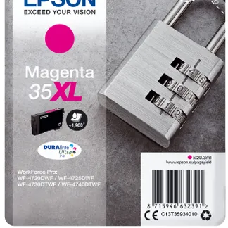 Epson Padlock Singlepack Magenta 35XL DURABrite Ultra Ink Epson Padlock Singlepack Magenta 35XL DURABrite Ultra Ink