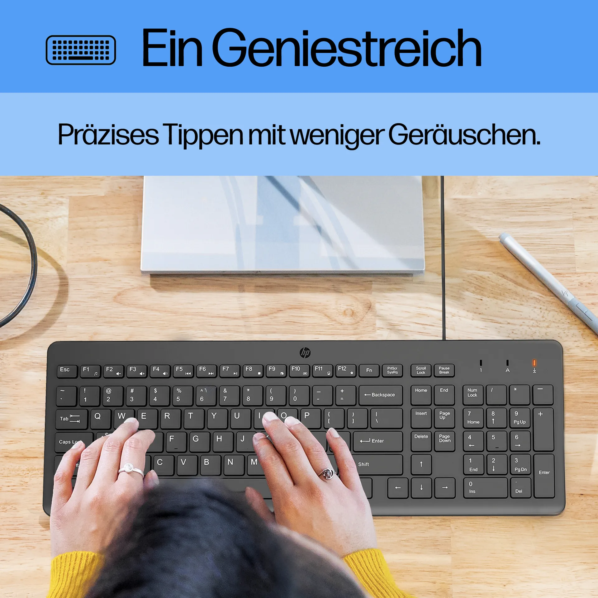 HP 150 Maus und Tastatur (kabelgebunden) – Bild 4