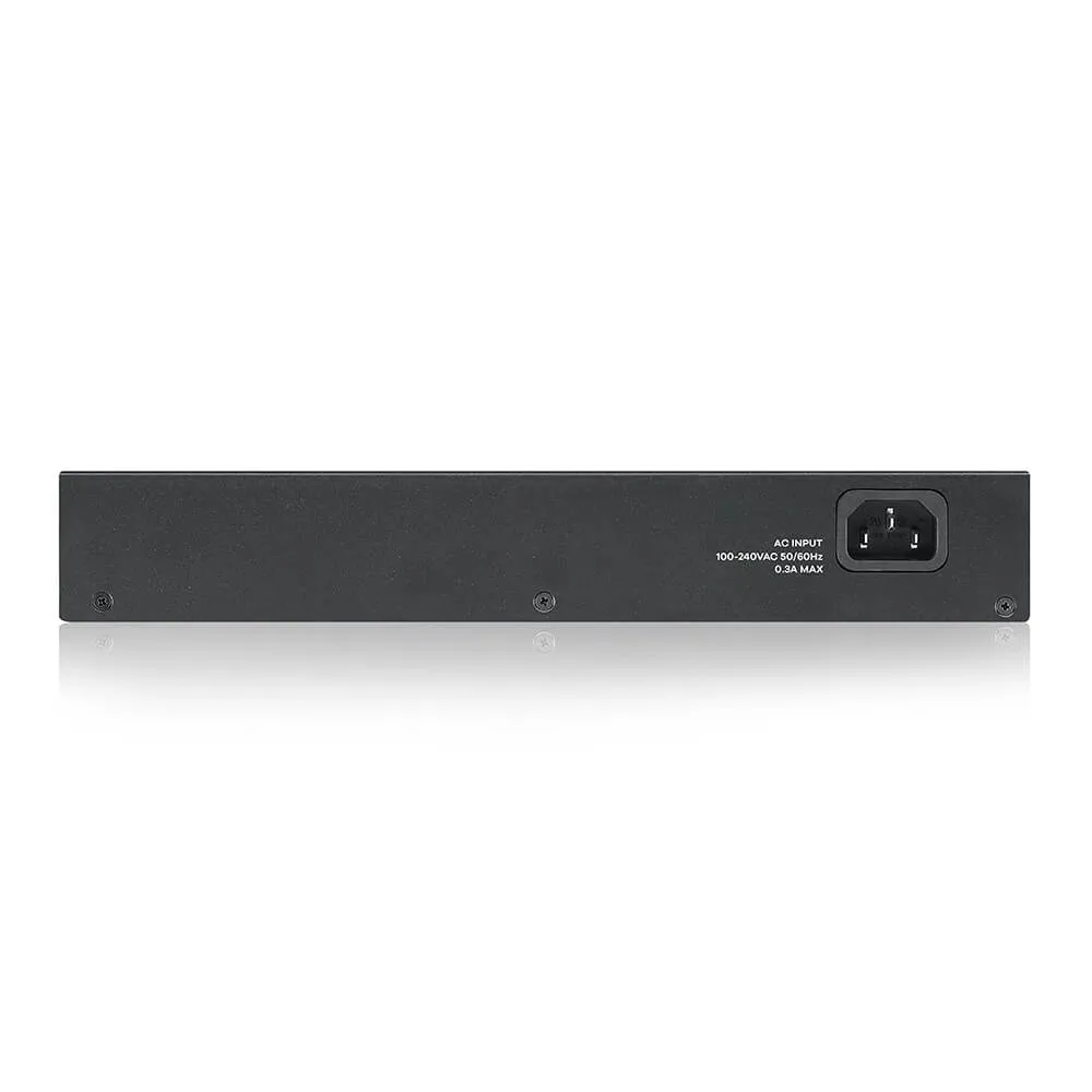 Zyxel GS1100-24E Unmanaged Gigabit Ethernet (10/100/1000) Schwarz – Bild 4