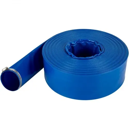 VEVOR Abflussschlauch, flacher Schlauch, 76,2 cm x 32 m, PVC-Rückspül-Ablaufschlauch mit Klemme – Bild 8