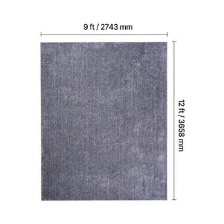 VEVOR Kurzflor Teppich 3658×2743 mm, kuscheliger Wohnzimmerteppich, 20 mm Florhöhe, Bodenteppich für den Innenbereich für Wohnzimmer, Schlafzimmer, fusselfrei & mit rutschfester TPR-Unterseite VEVOR Kurzflor Teppich 3658×2743 mm, kuscheliger Wohnzimmerteppich, 20 mm Florhöhe, Bodenteppich für den Innenbereich für Wohnzimmer, Schlafzimmer, fusselfrei & mit rutschfester TPR-Unterseite