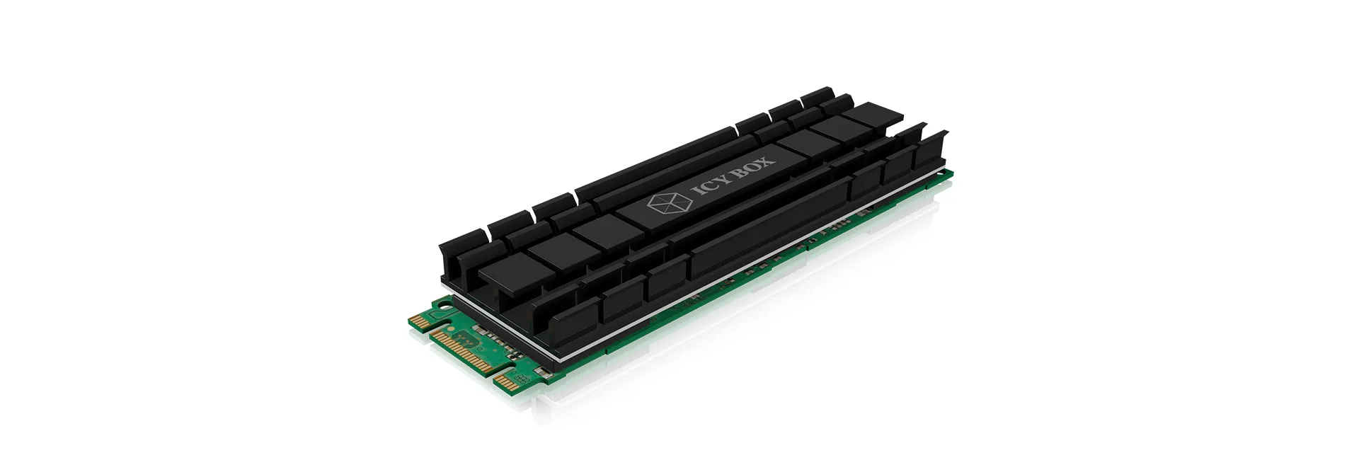 ICY BOX IB-M2HS-701, Kühlkörperset für M.2 2280 SSD, für PC/PS5, Aluminium, 5 mm dick ICY BOX IB-M2HS-701, Kühlkörperset für M.2 2280 SSD, für PC/PS5, Aluminium, 5 mm dick