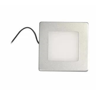 Synergy 21 Downlight Square / 4000K Silber / 12V / 76 x 76 x 10mm Möbelleuchte mit AMP Stecker Synergy 21 Downlight Square / 4000K Silber / 12V / 76 x 76 x 10mm Möbelleuchte mit AMP Stecker