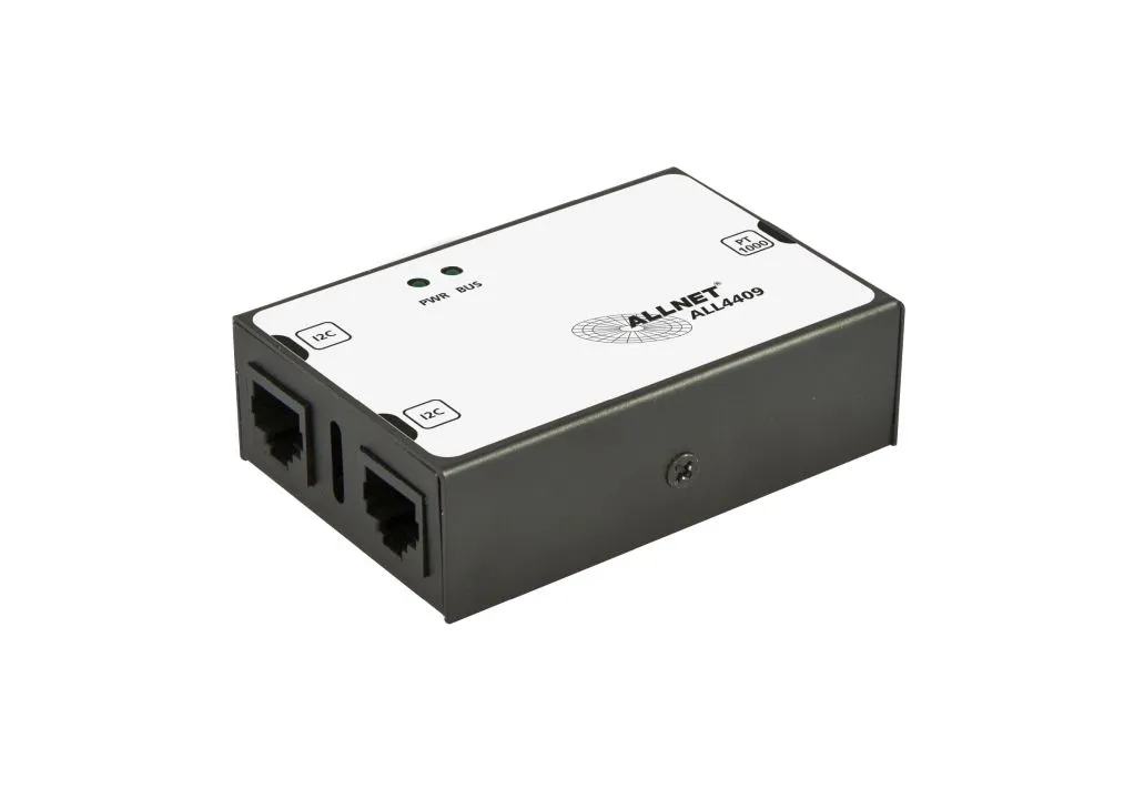 ALLNET MSR Sensor ALL4409 / PT1000-Temp-Interface im Gehäuse *schwarz* ALLNET MSR Sensor ALL4409 / PT1000-Temp-Interface im Gehäuse *schwarz*
