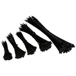 Kabelbinder Set McPower, 500er-Pack, schwarz, 5 Größen 100/140/160/200/300mm Kabelbinder Set McPower, 500er-Pack, schwarz, 5 Größen 100/140/160/200/300mm