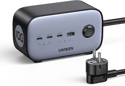 Ugreen DigiNest Pro 1 AC-Ausgänge Typ C 1,8 m 4 3680 W Schwarz – Bild 2