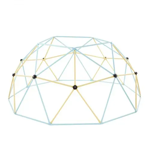 VEVOR Kletterkuppel geometrisches Klettergerüst mit 2 Basketbällen & Netz (305 cm), 453 kg belastbares Klettergerüst, Klettergerät für Kinder von 3 bis 10 Jahren Gartenspielzeug Spielplatz – Bild 9