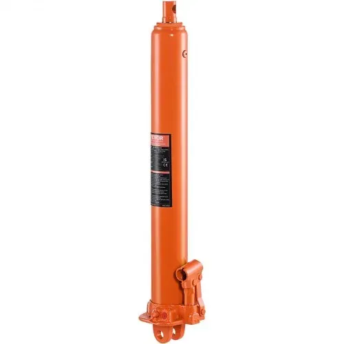VEVOR Hydraulischer Langer Ram-Wagenheber, 3 t Motorhebezylinder mit Einzelkolbenpumpe & Flacher Basis, Hydraulischer Auto-Flaschenheber für Motorhebebühnen, Garagen-/Ladenkrane, Bauernhof usw. – Bild 9